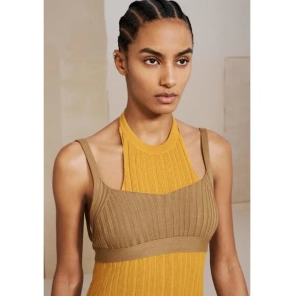 ZARA SRPLS HALTER NECK DRESS NWT SIZE XS - Picture 3 of 8